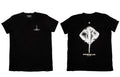 Polera Manga Corta Negra Raya